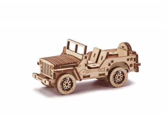 Drewniane puzzle 3D Jeep