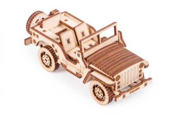 Drewniane puzzle 3D Jeep