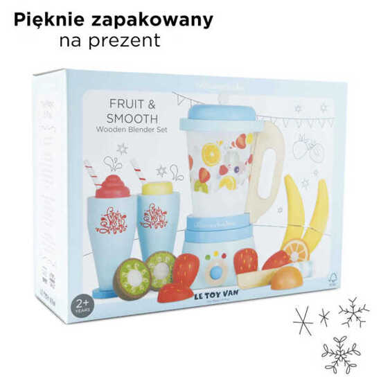 Drewniany blender z owocami na rzepy  „Fruit & Smooth” Le Toy Van