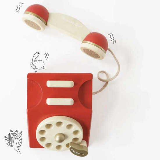 Drewniany telefon Vintage Le Toy Van