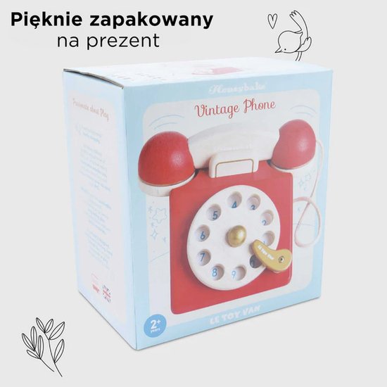 Drewniany telefon Vintage Le Toy Van