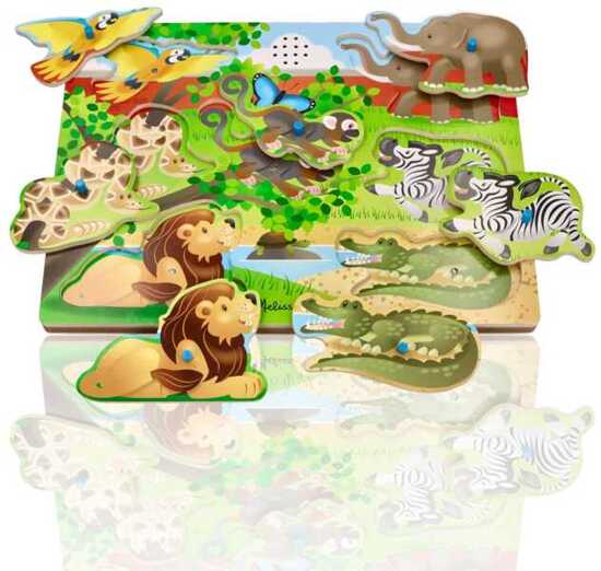 Dźwiękowe puzzle Zwierzęta z Zoo