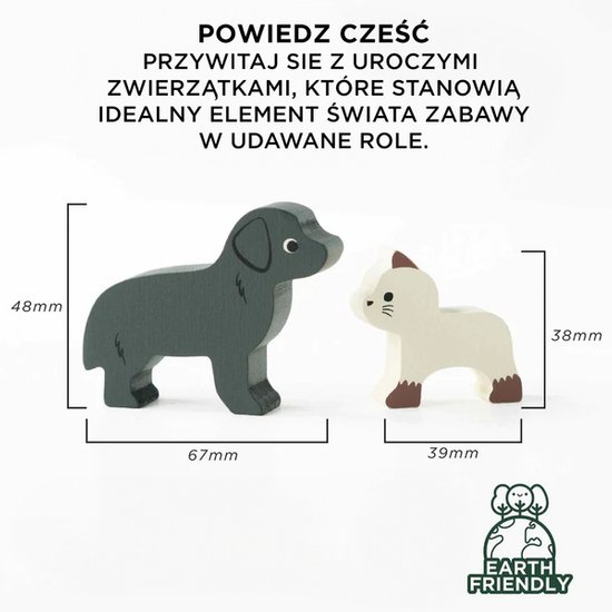 Mebelki do domku dla lalek Zestaw zwierzątek Le Toy Van