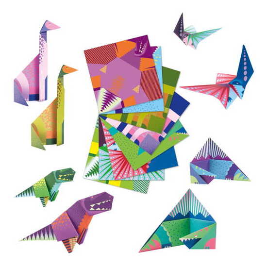 Origami DINOZAURY zestaw 24 szt DJ08758