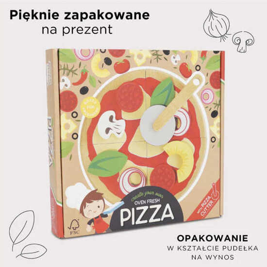 Pizza drewniana z dodatkami Le Toy Van