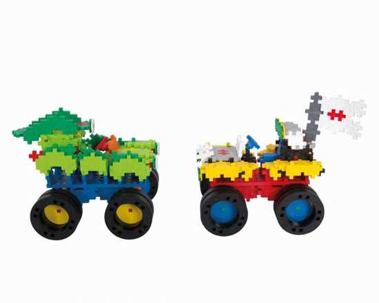 Plus-Plus GO!, Mini Mix 600 szt.Monster Trucks