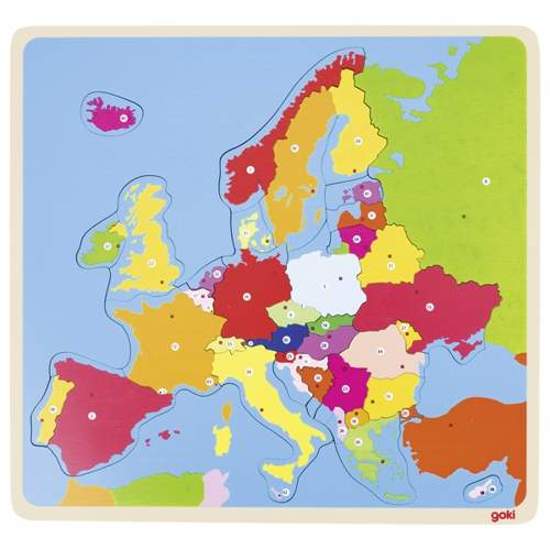 Puzzle Dla Dzieci Mapa Europy Mapa Puzzle Goki Zabawka Dla Dziecka Zabawki Dla Dzieci