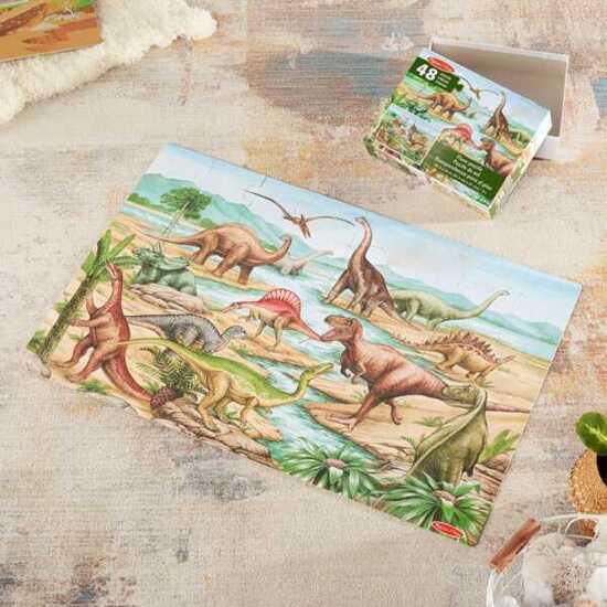 Puzzle podłogowe dinozaury 48el.