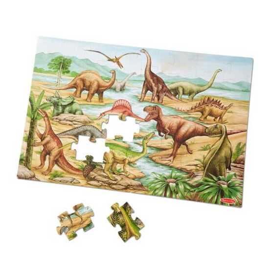 Puzzle podłogowe dinozaury 48el.