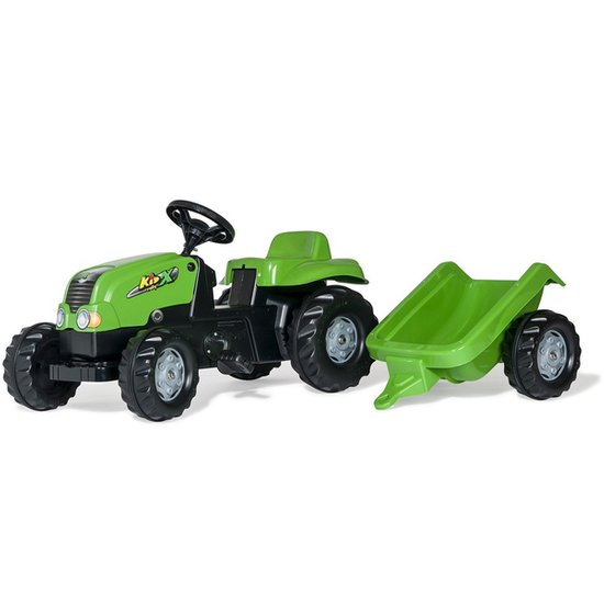 ROLLY TOYS Traktor na Pedały z przyczepką rollyKid-X