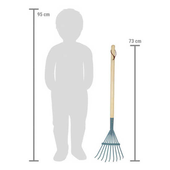 Rakes, set of 6, blue