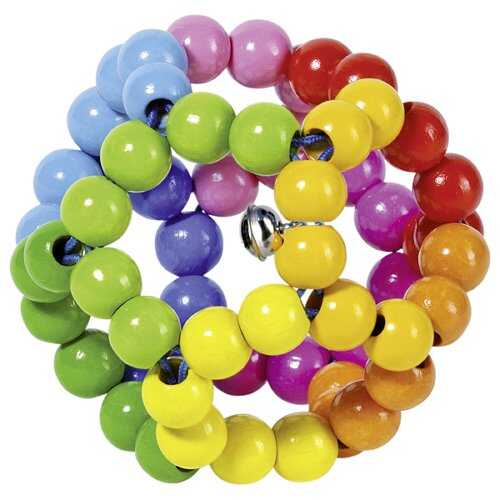 Touch ring elastic rainbow ball