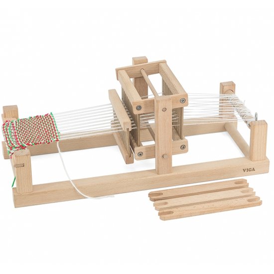 Viga Krosno Tkackie Warsztat Tkacki Drewniany zestaw do tkania