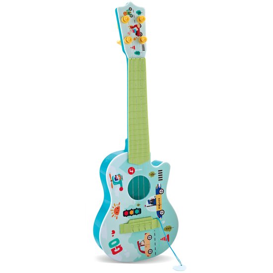 WOOPIE Gitara Akustyczna dla Dzieci Zielona 43 cm