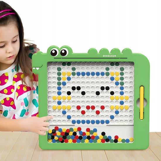 WOOPIE Tablica Magnetyczna dla Dzieci Montessori MagPad Dinozaur