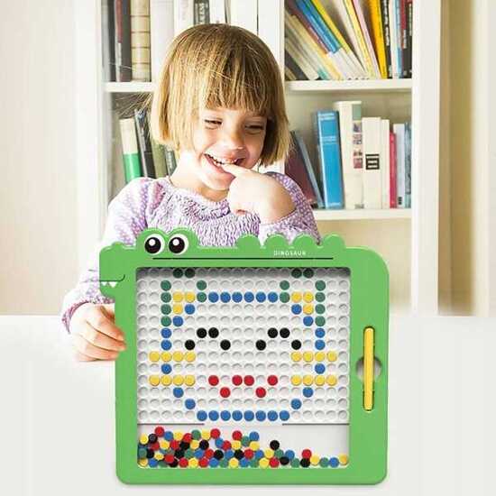 WOOPIE Tablica Magnetyczna dla Dzieci Montessori MagPad Dinozaur