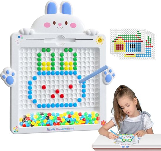 WOOPIE Tablica Magnetyczna dla Dzieci Montessori MagPad Królik