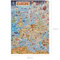 Bopster, ilustrowane puzzle 1000 el Mapa Europy