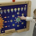 MASTERKIDZ Tablica Edukacyjna Fazy Księżyca Montessori