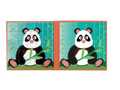 Scratch, Puzzle magnetyczne - książka podróżna Panda 2 obrazki 40 elem.