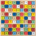 Sudoku gra logiczna dla dzieci, pomoce montessori small foot design - drewniana gra edukacyjna dla 6 latka