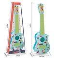 WOOPIE Gitara Akustyczna dla Dzieci Zielona 43 cm