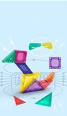 WOOPIE Tangram Klocki Magnetyczne Puzzle 3D